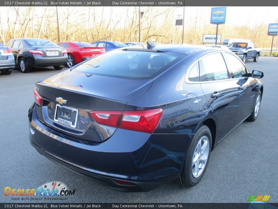 2017 Chevrolet Malibu LS Blue Velvet Metallic / Jet Black Photo #6