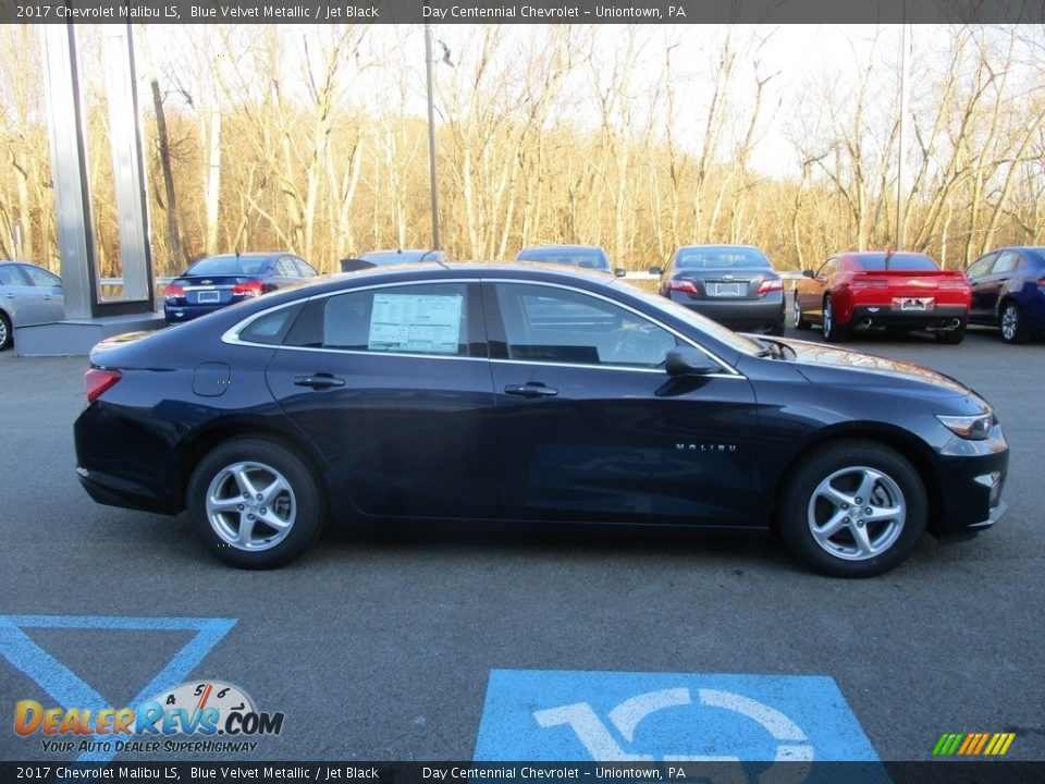 2017 Chevrolet Malibu LS Blue Velvet Metallic / Jet Black Photo #7