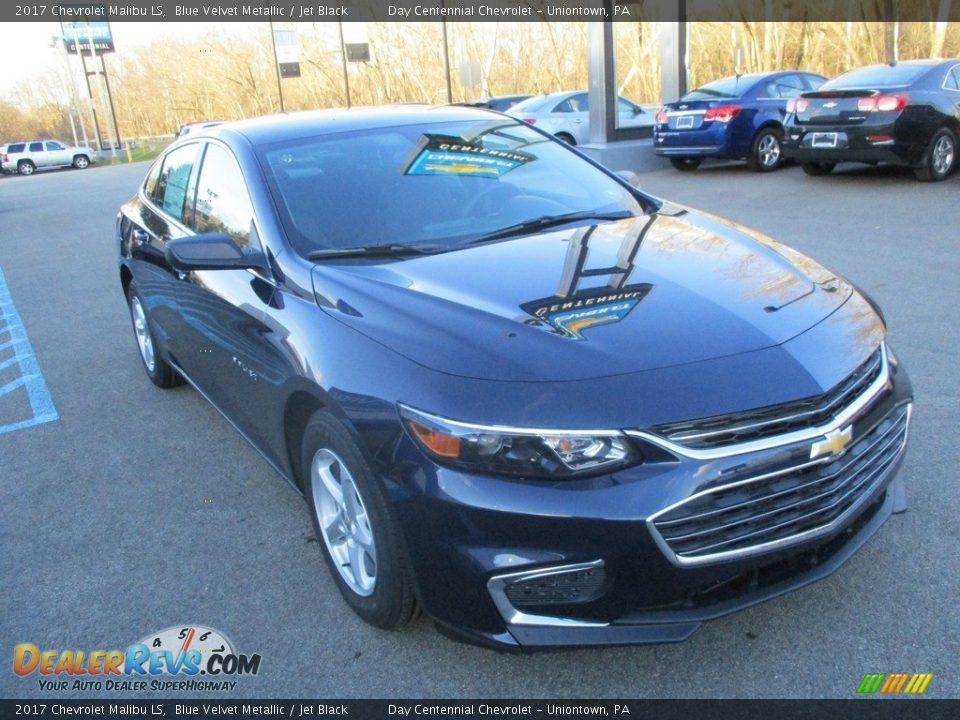 2017 Chevrolet Malibu LS Blue Velvet Metallic / Jet Black Photo #8
