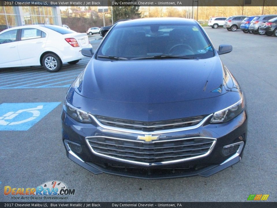 2017 Chevrolet Malibu LS Blue Velvet Metallic / Jet Black Photo #9