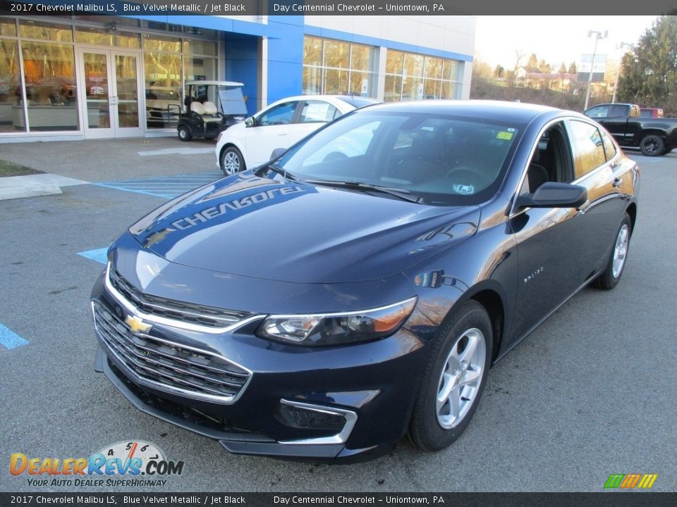 2017 Chevrolet Malibu LS Blue Velvet Metallic / Jet Black Photo #10