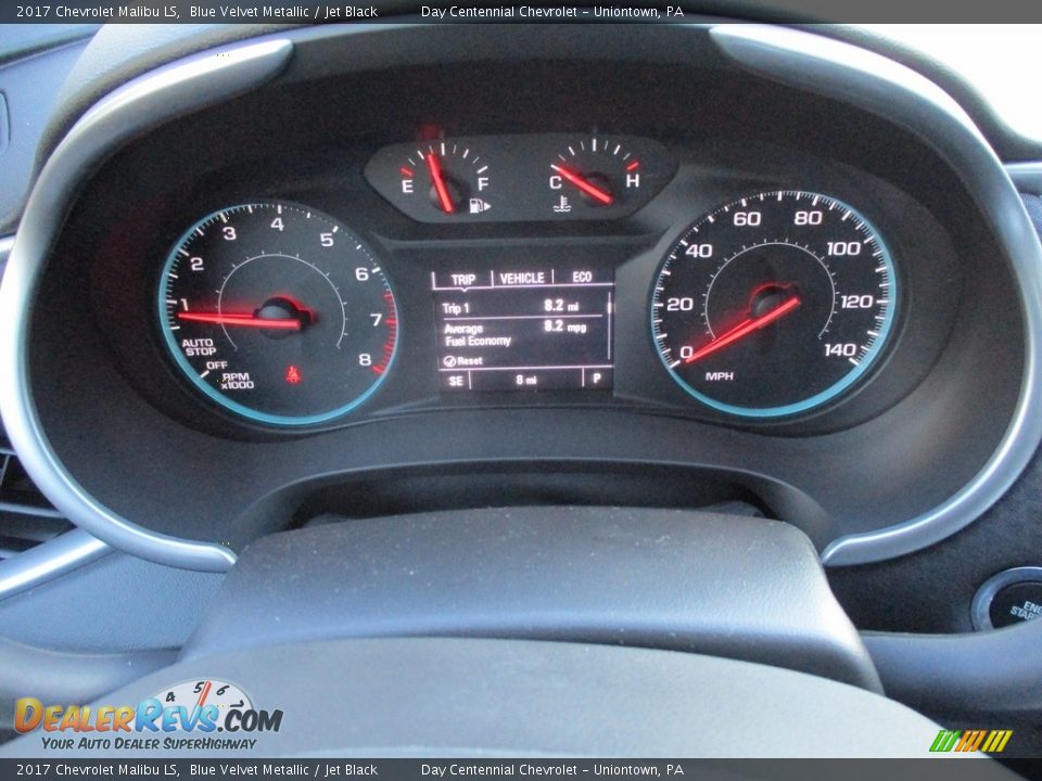 2017 Chevrolet Malibu LS Blue Velvet Metallic / Jet Black Photo #20