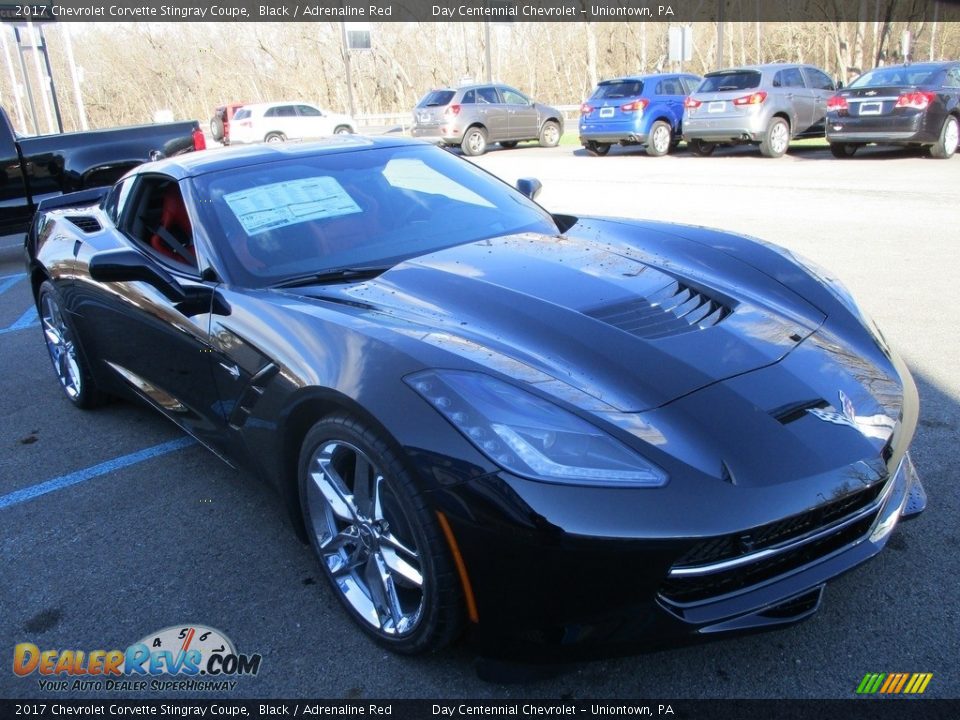 2017 Chevrolet Corvette Stingray Coupe Black / Adrenaline Red Photo #8