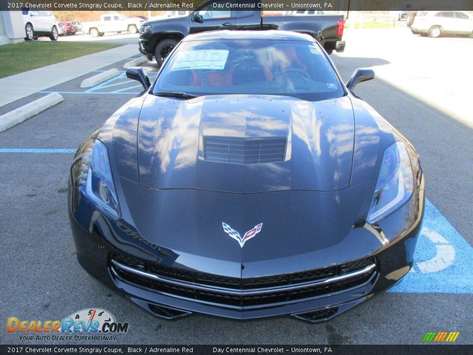 2017 Chevrolet Corvette Stingray Coupe Black / Adrenaline Red Photo #9