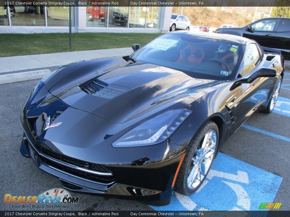 2017 Chevrolet Corvette Stingray Coupe Black / Adrenaline Red Photo #10