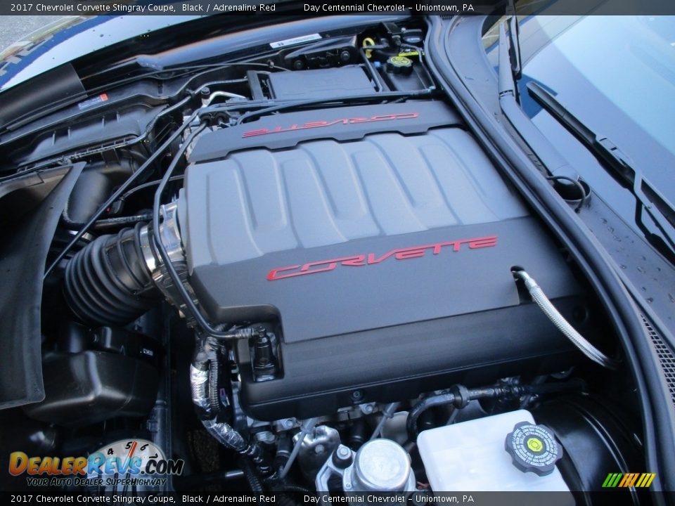 2017 Chevrolet Corvette Stingray Coupe Black / Adrenaline Red Photo #11