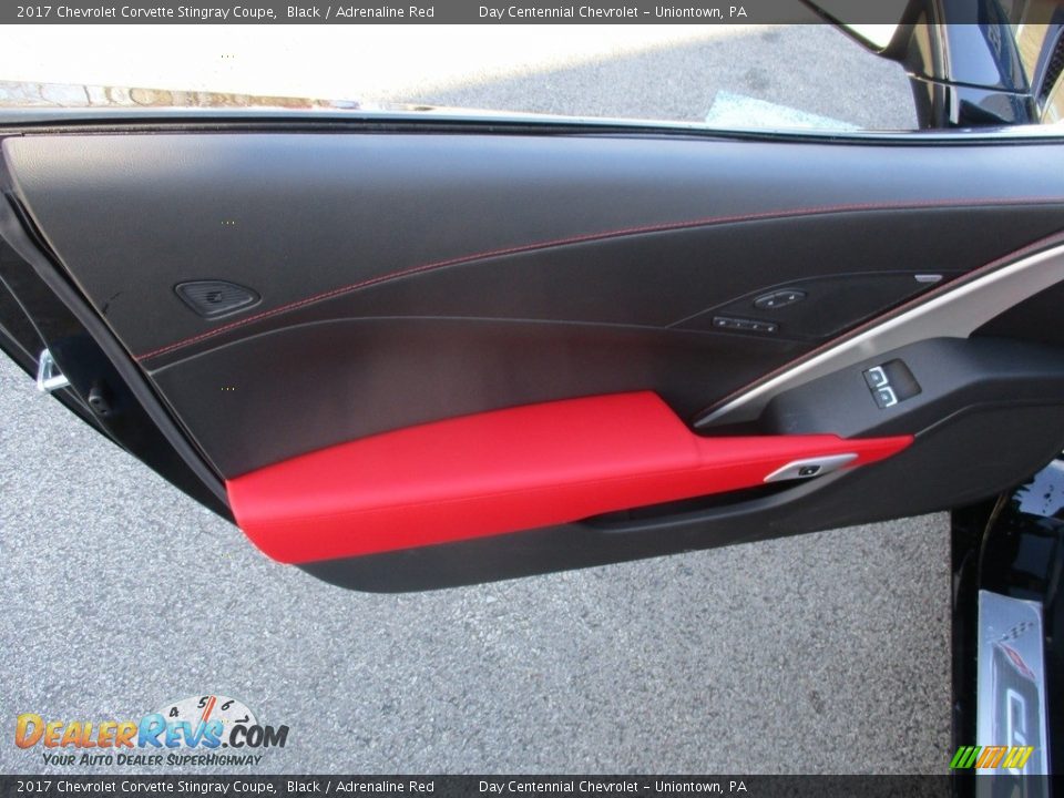 2017 Chevrolet Corvette Stingray Coupe Black / Adrenaline Red Photo #12