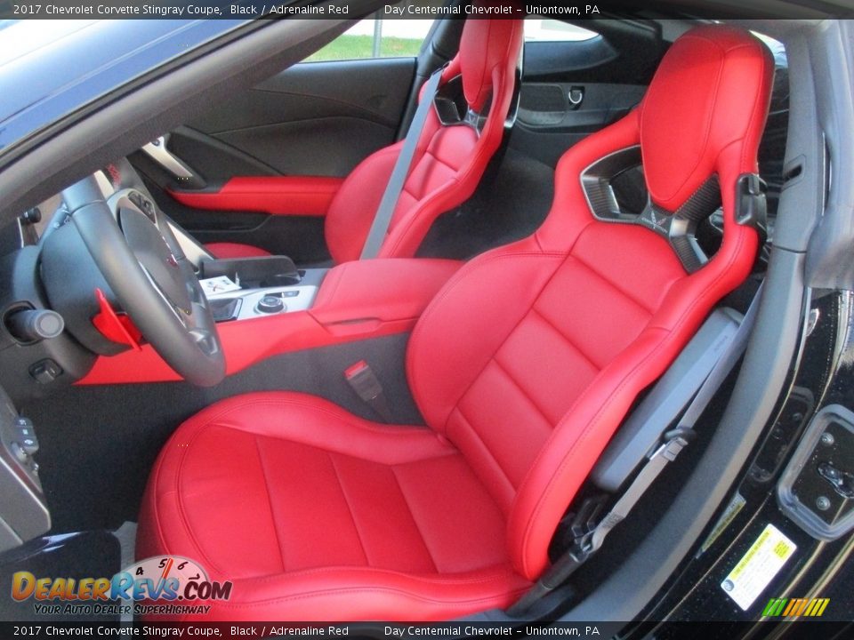 Front Seat of 2017 Chevrolet Corvette Stingray Coupe Photo #13