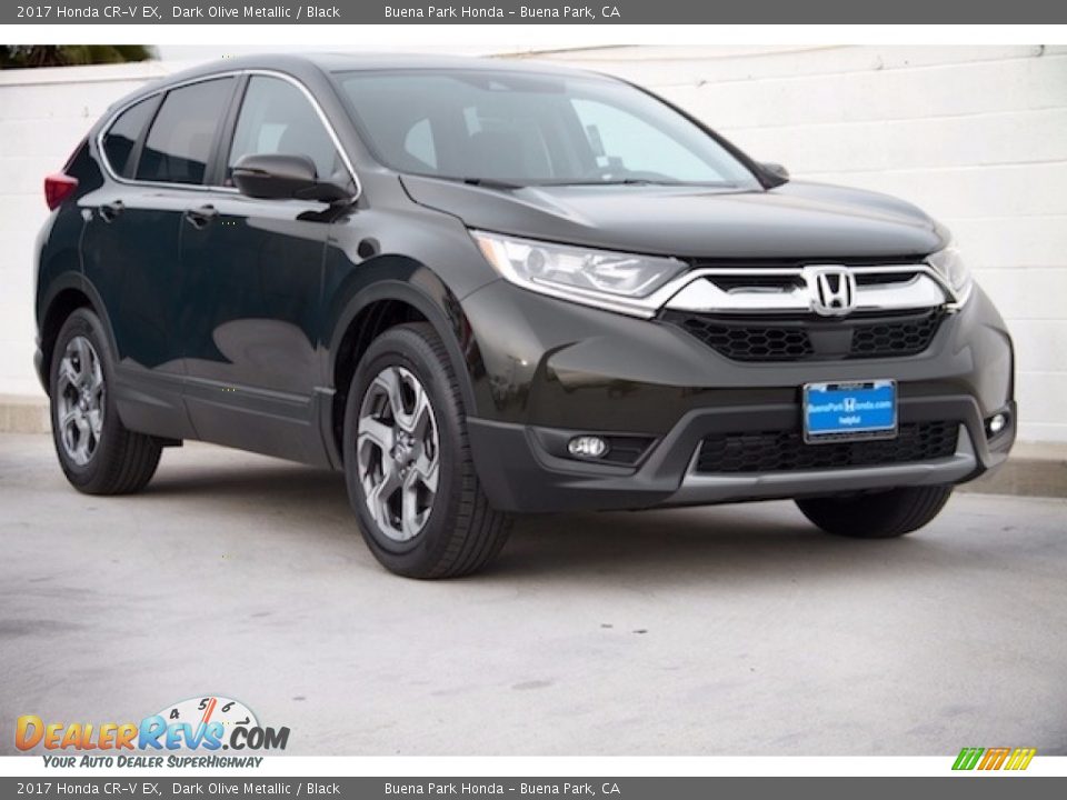 2017 Honda CR-V EX Dark Olive Metallic / Black Photo #1
