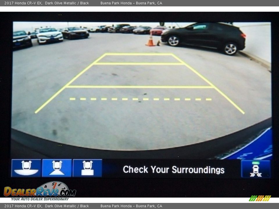 2017 Honda CR-V EX Dark Olive Metallic / Black Photo #5