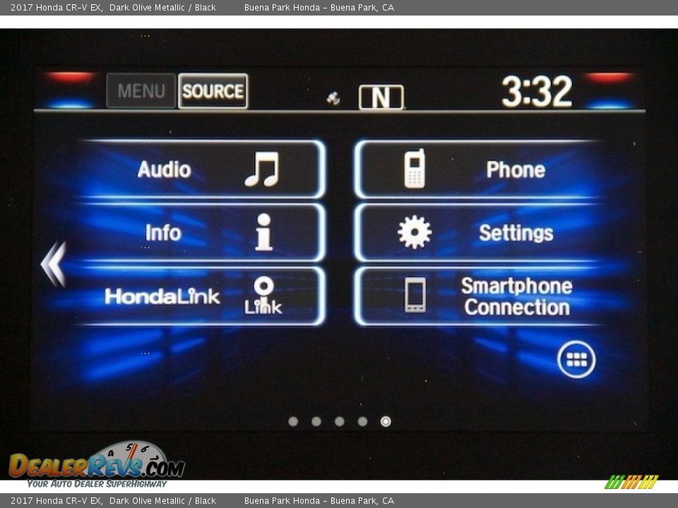 2017 Honda CR-V EX Dark Olive Metallic / Black Photo #15