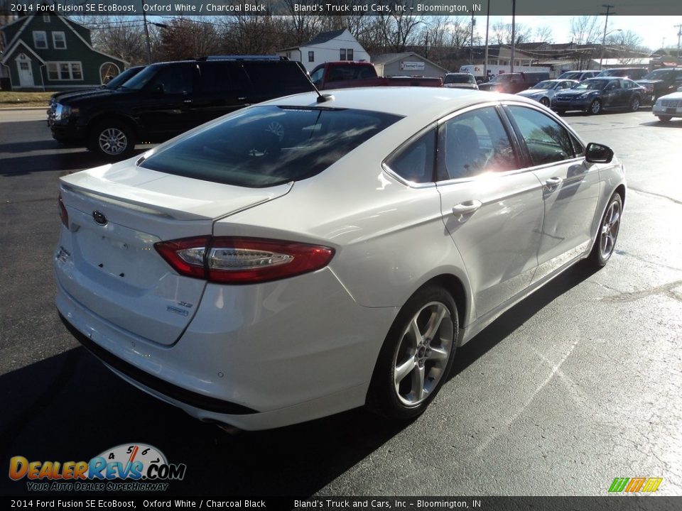 2014 Ford Fusion SE EcoBoost Oxford White / Charcoal Black Photo #4