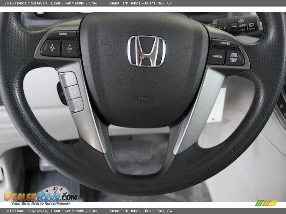 2016 Honda Odyssey LX Lunar Silver Metallic / Gray Photo #9