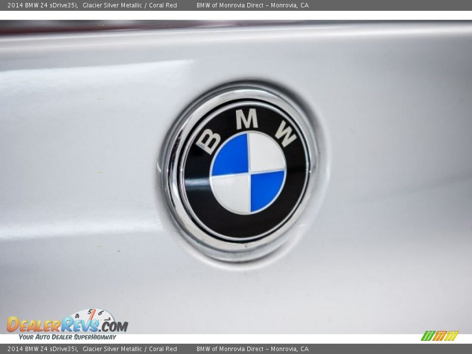 2014 BMW Z4 sDrive35i Glacier Silver Metallic / Coral Red Photo #23