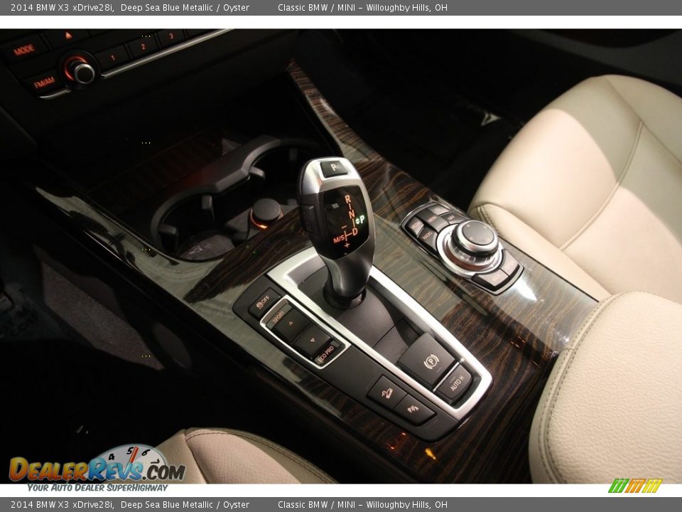 2014 BMW X3 xDrive28i Deep Sea Blue Metallic / Oyster Photo #13