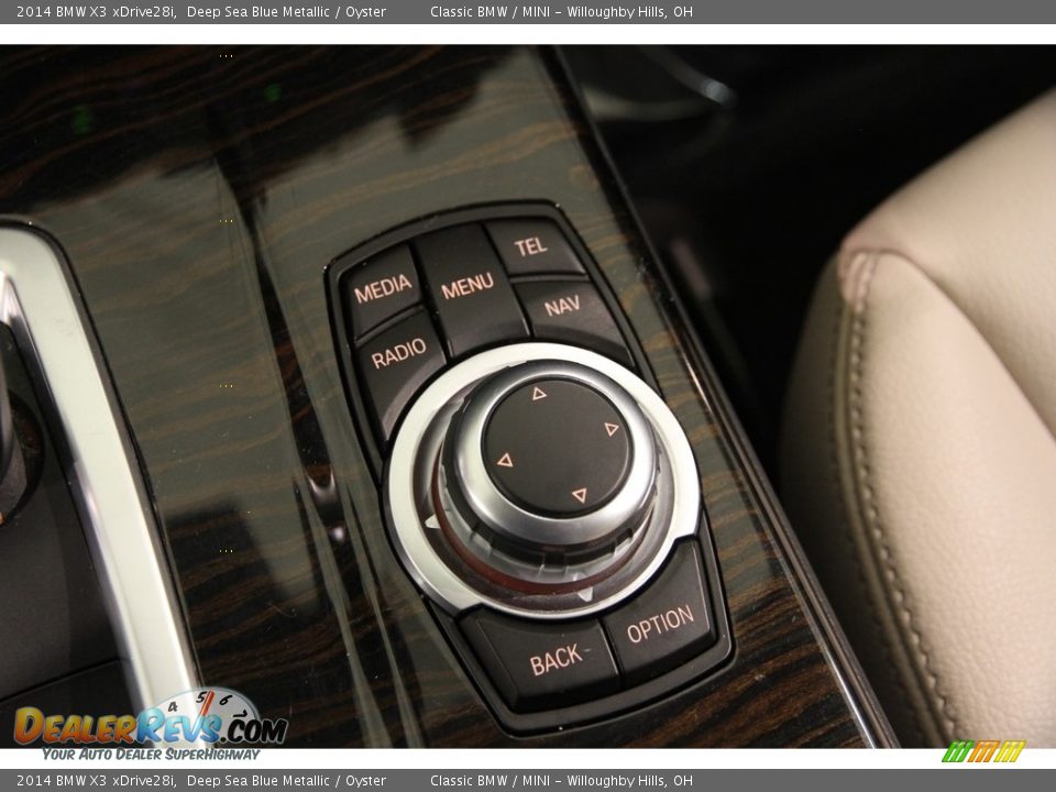 2014 BMW X3 xDrive28i Deep Sea Blue Metallic / Oyster Photo #15