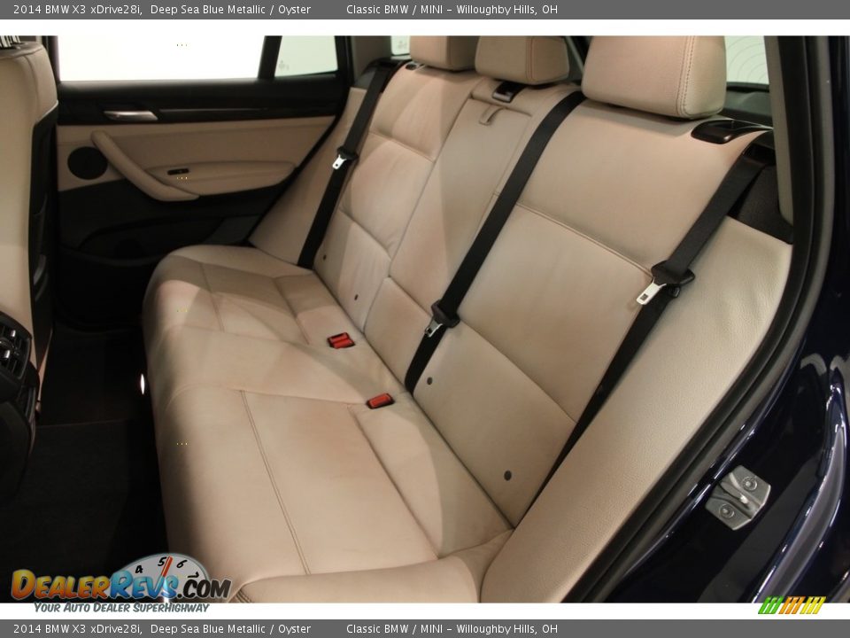 2014 BMW X3 xDrive28i Deep Sea Blue Metallic / Oyster Photo #18