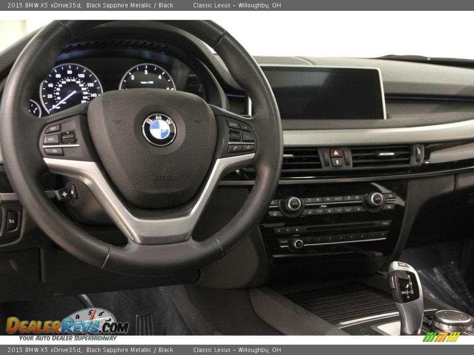 2015 BMW X5 xDrive35d Black Sapphire Metallic / Black Photo #6