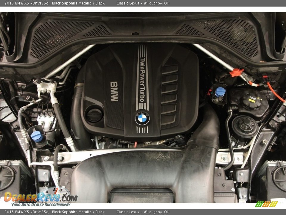 2015 BMW X5 xDrive35d Black Sapphire Metallic / Black Photo #22