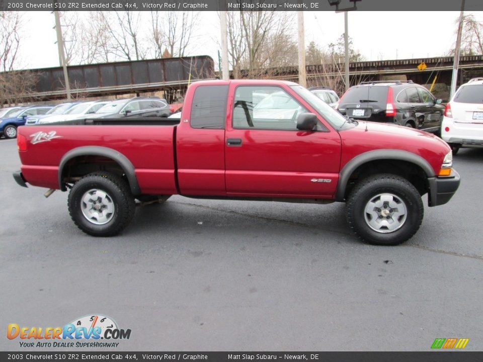 2003 Chevrolet S10 ZR2 Extended Cab 4x4 Victory Red / Graphite Photo #5