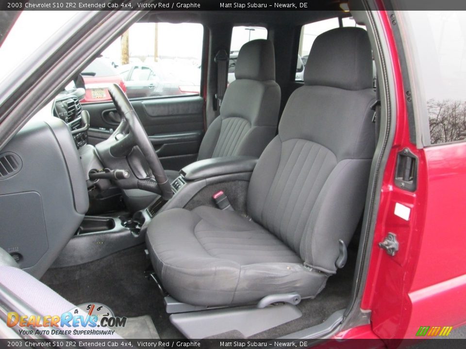2003 Chevrolet S10 ZR2 Extended Cab 4x4 Victory Red / Graphite Photo #14
