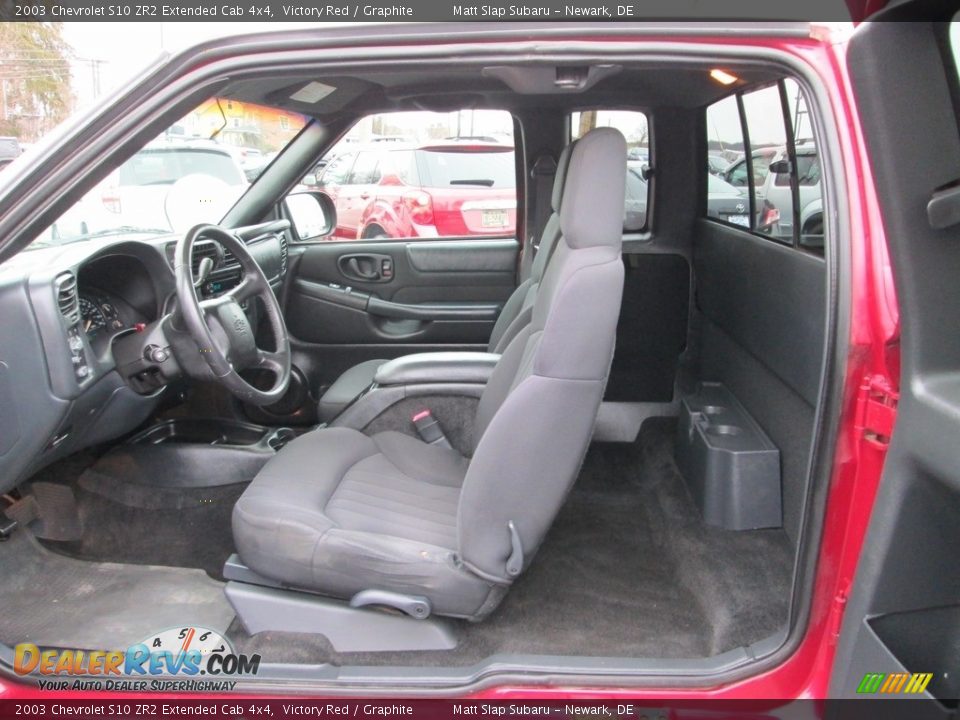 2003 Chevrolet S10 ZR2 Extended Cab 4x4 Victory Red / Graphite Photo #15