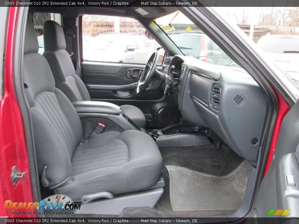 2003 Chevrolet S10 ZR2 Extended Cab 4x4 Victory Red / Graphite Photo #17