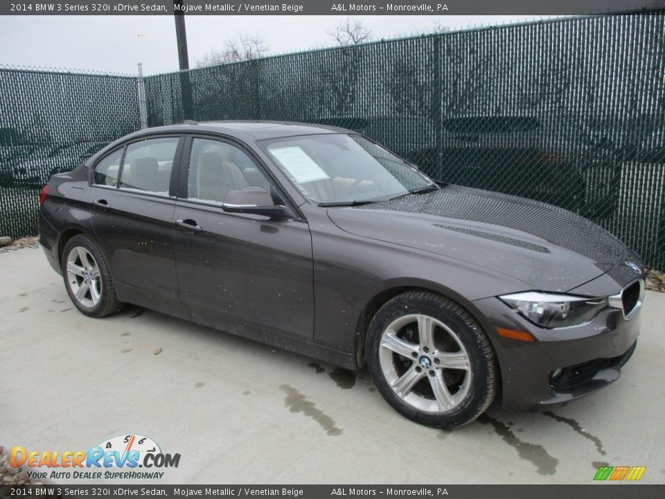 2014 BMW 3 Series 320i xDrive Sedan Mojave Metallic / Venetian Beige Photo #1