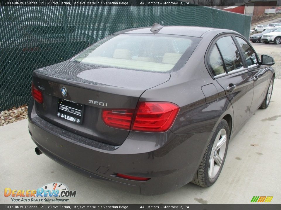 2014 BMW 3 Series 320i xDrive Sedan Mojave Metallic / Venetian Beige Photo #3