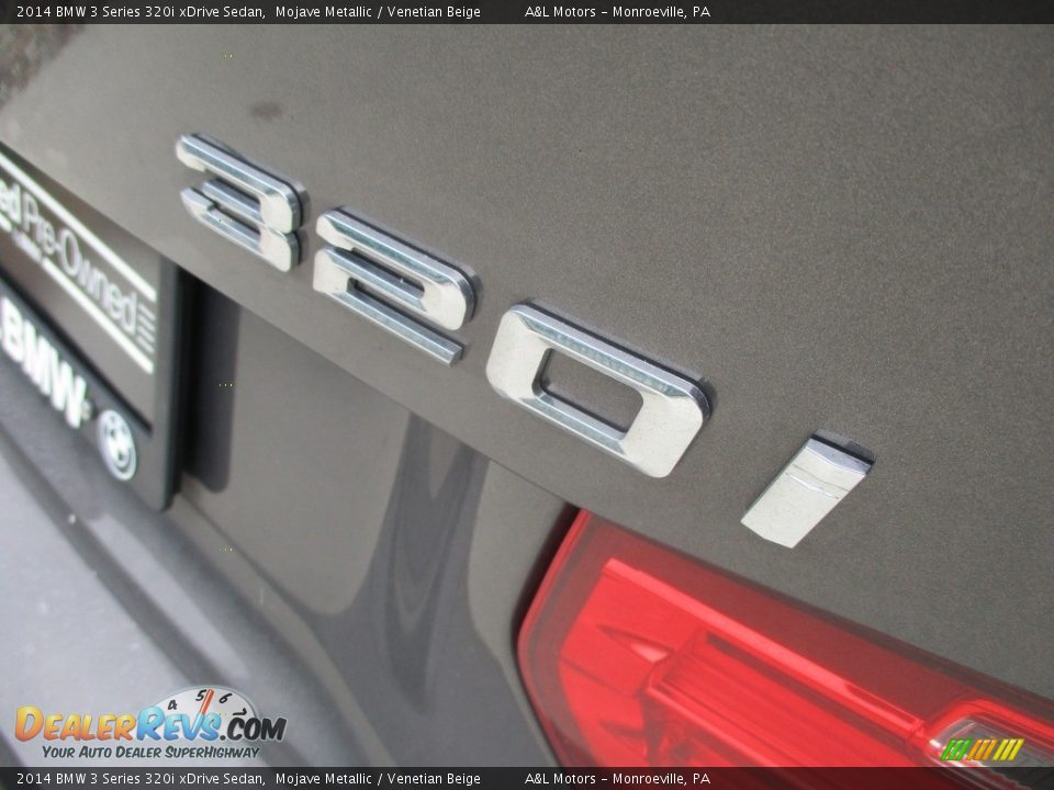 2014 BMW 3 Series 320i xDrive Sedan Mojave Metallic / Venetian Beige Photo #4
