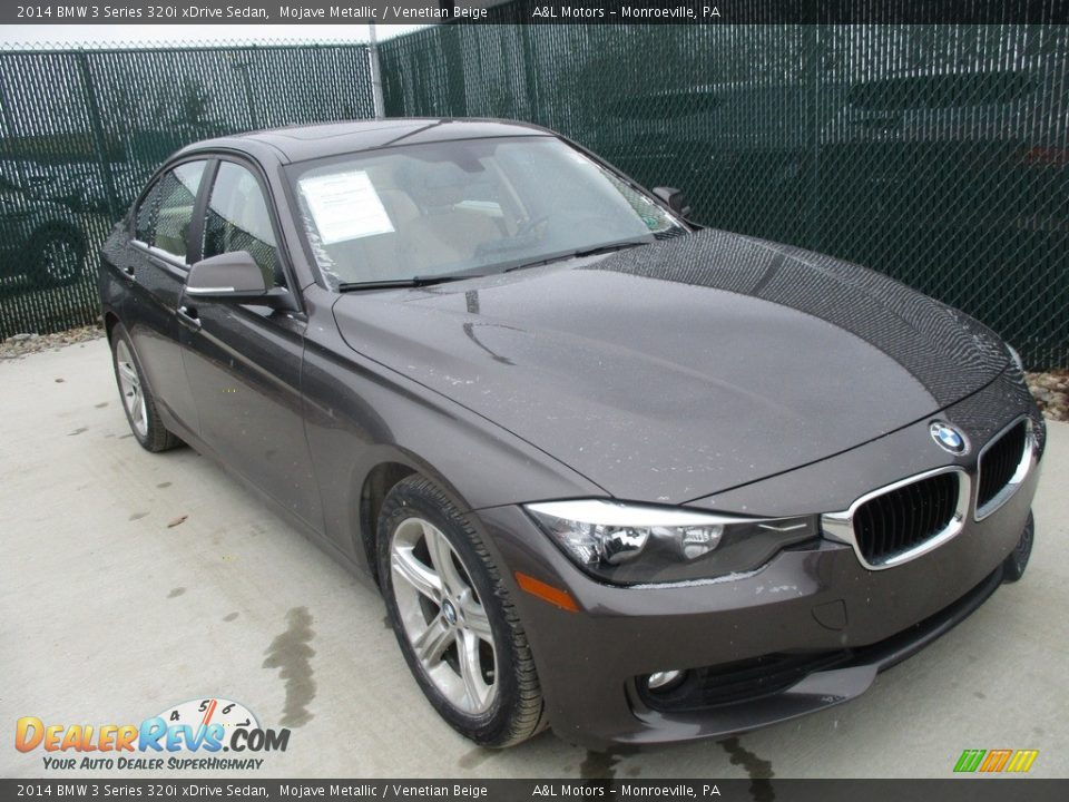 2014 BMW 3 Series 320i xDrive Sedan Mojave Metallic / Venetian Beige Photo #5