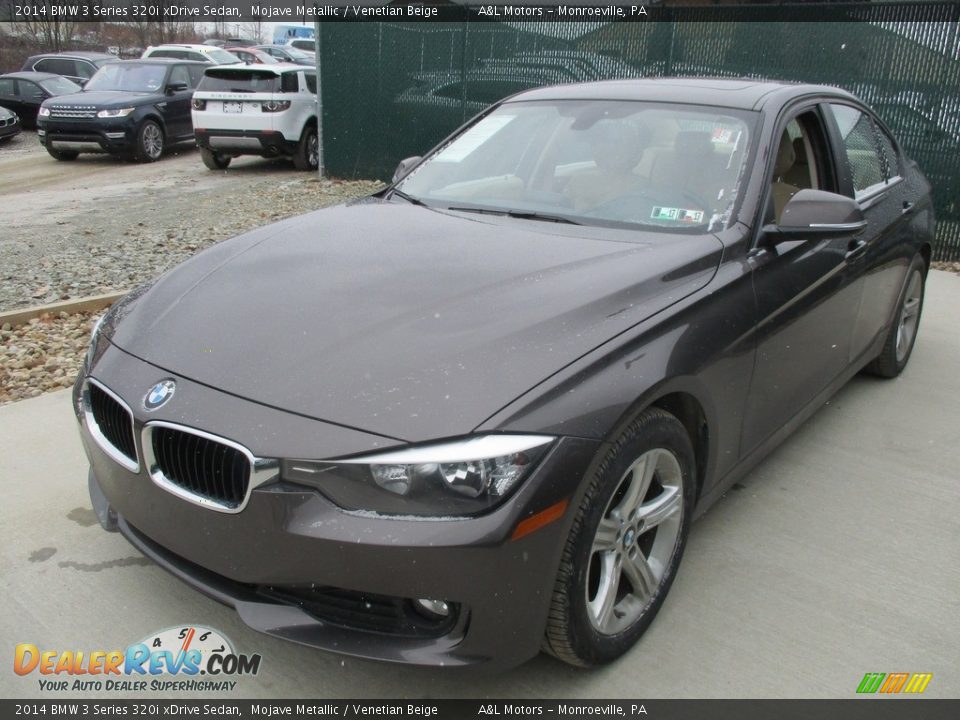 2014 BMW 3 Series 320i xDrive Sedan Mojave Metallic / Venetian Beige Photo #7