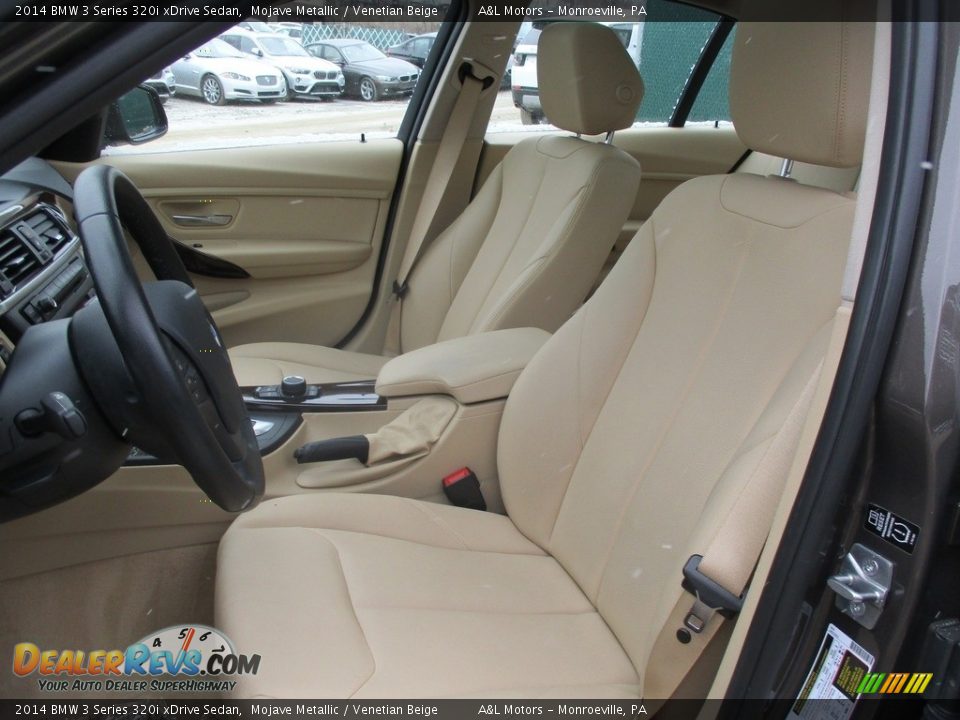 2014 BMW 3 Series 320i xDrive Sedan Mojave Metallic / Venetian Beige Photo #13