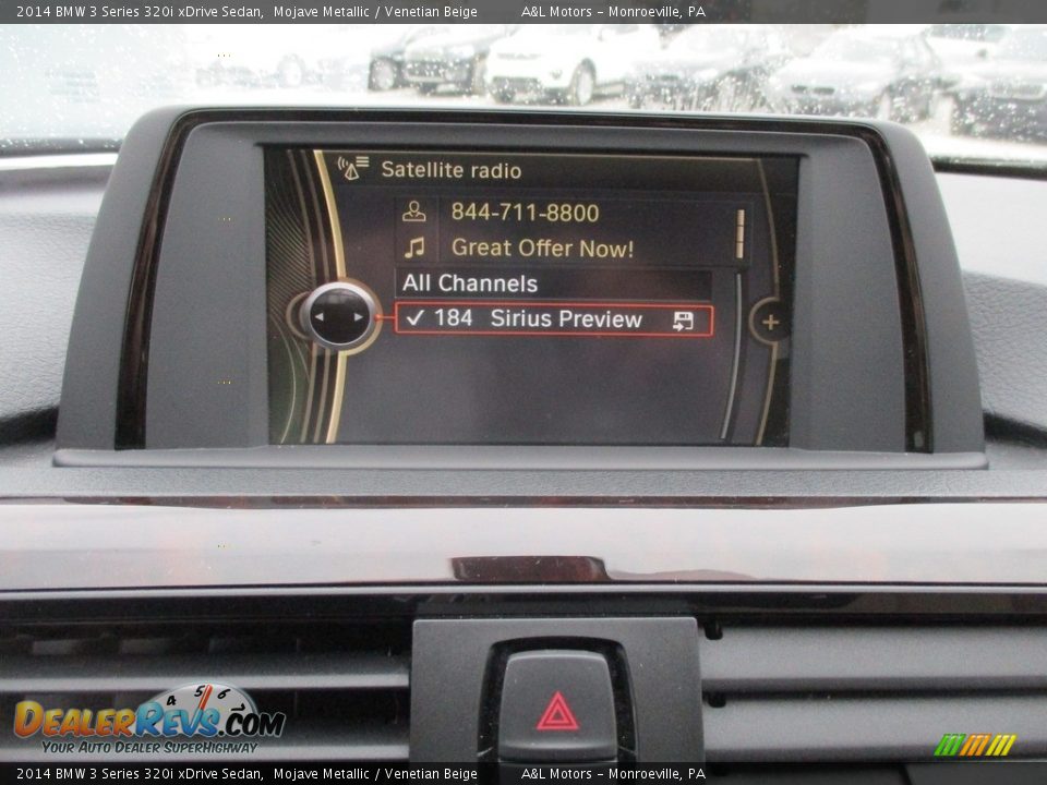 2014 BMW 3 Series 320i xDrive Sedan Mojave Metallic / Venetian Beige Photo #17
