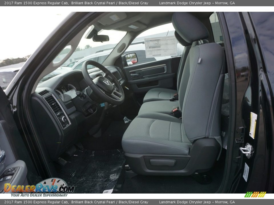 Front Seat of 2017 Ram 1500 Express Regular Cab Photo #7