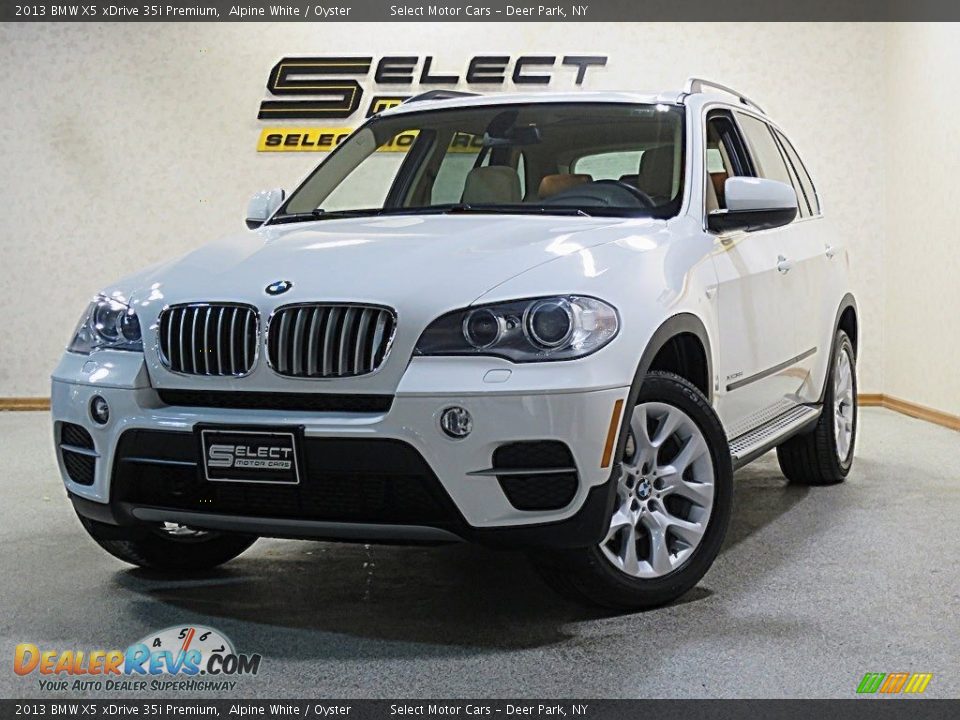2013 BMW X5 xDrive 35i Premium Alpine White / Oyster Photo #1