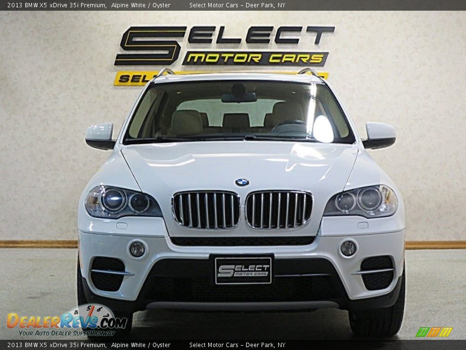 2013 BMW X5 xDrive 35i Premium Alpine White / Oyster Photo #2