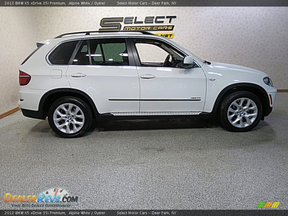 2013 BMW X5 xDrive 35i Premium Alpine White / Oyster Photo #4