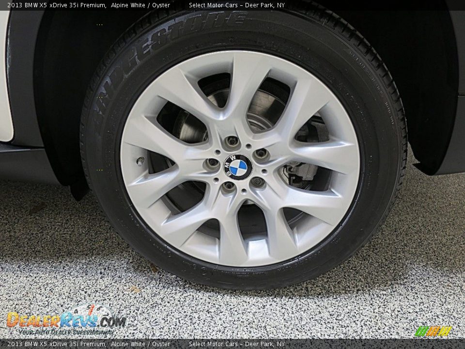2013 BMW X5 xDrive 35i Premium Alpine White / Oyster Photo #13