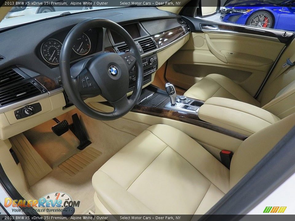 2013 BMW X5 xDrive 35i Premium Alpine White / Oyster Photo #14