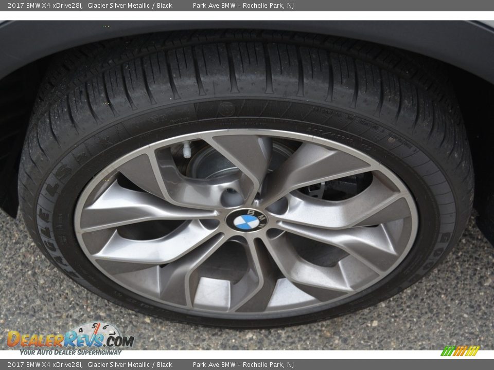 2017 BMW X4 xDrive28i Glacier Silver Metallic / Black Photo #33