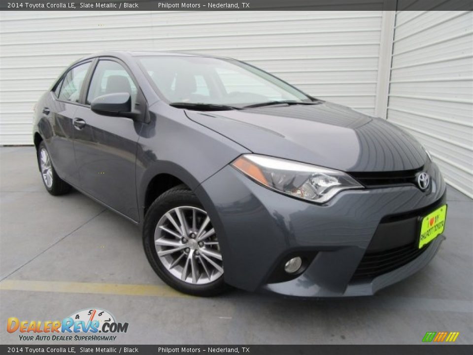 2014 Toyota Corolla LE Slate Metallic / Black Photo #1