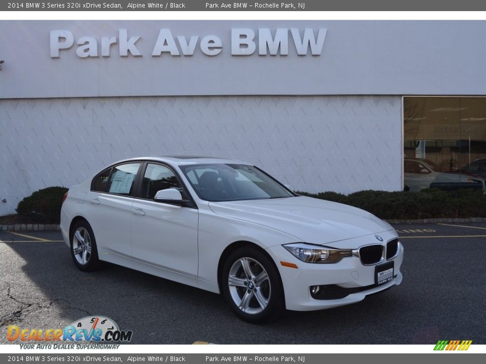 2014 BMW 3 Series 320i xDrive Sedan Alpine White / Black Photo #1