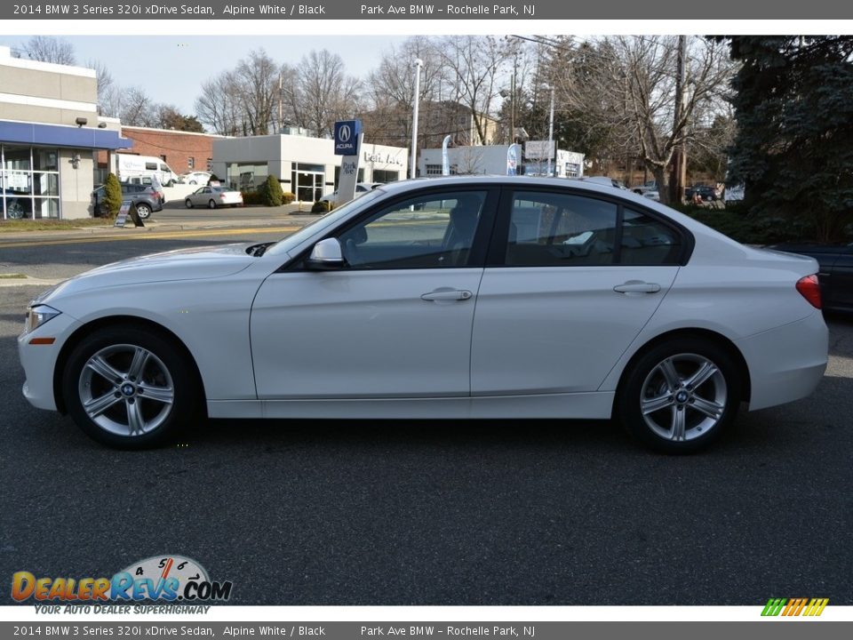 2014 BMW 3 Series 320i xDrive Sedan Alpine White / Black Photo #5