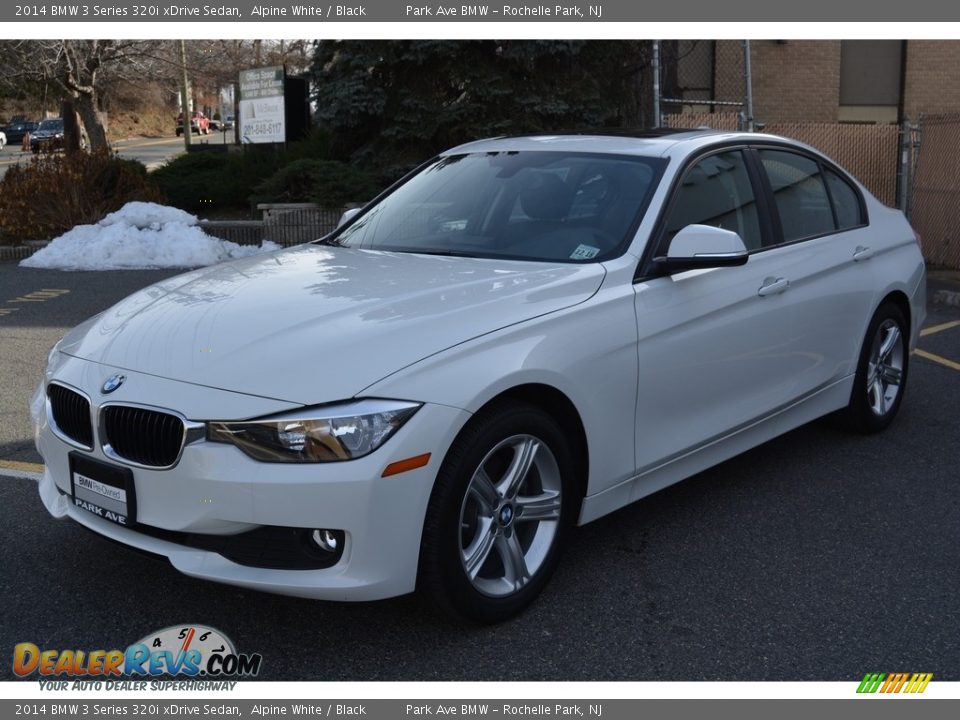 2014 BMW 3 Series 320i xDrive Sedan Alpine White / Black Photo #6