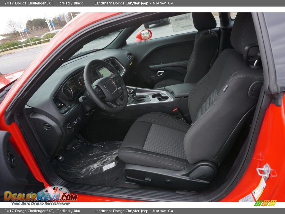 Black Interior - 2017 Dodge Challenger SXT Photo #6