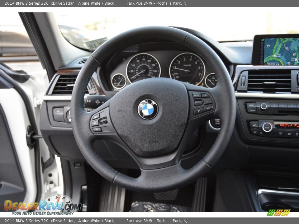 2014 BMW 3 Series 320i xDrive Sedan Alpine White / Black Photo #18