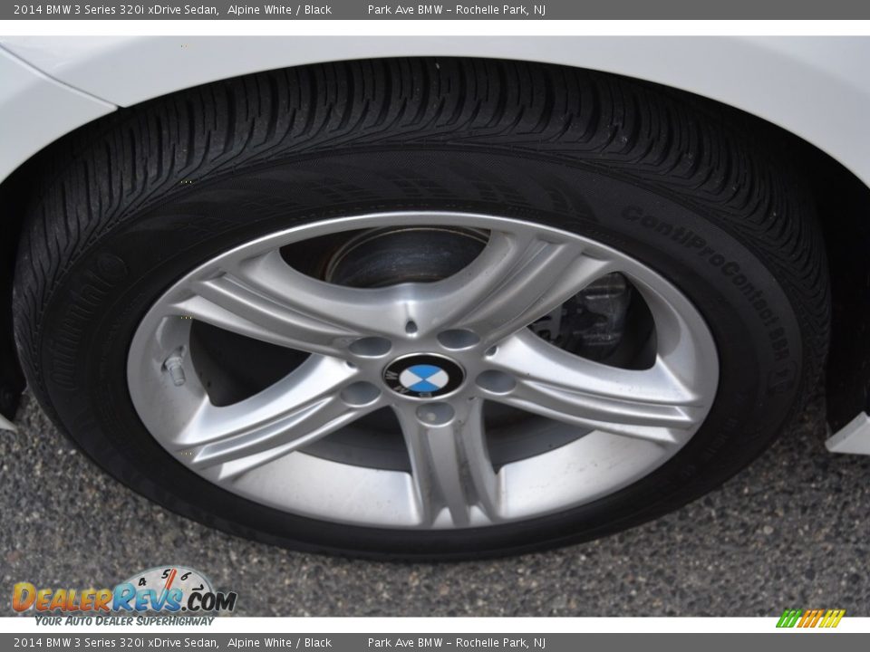2014 BMW 3 Series 320i xDrive Sedan Alpine White / Black Photo #33