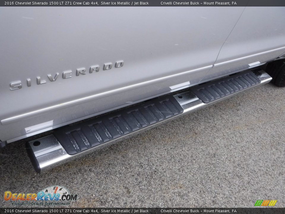 2016 Chevrolet Silverado 1500 LT Z71 Crew Cab 4x4 Silver Ice Metallic / Jet Black Photo #4