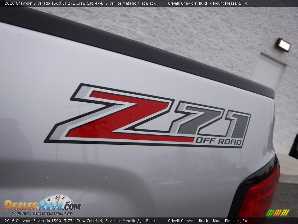 2016 Chevrolet Silverado 1500 LT Z71 Crew Cab 4x4 Silver Ice Metallic / Jet Black Photo #5
